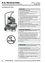 Preview for 12 page of Interchange SGSW5016 Operator'S Manual