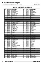 Preview for 18 page of Interchange SGSW5016 Operator'S Manual