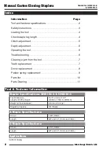 Preview for 2 page of Interchange SHB100-A Operator'S Manual