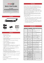 Preview for 1 page of Intercoax FLX-1008 Quick Start Manual