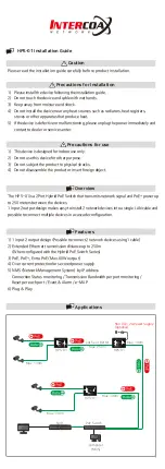 Intercoax HPS-01 Installation Manual preview