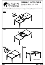 Предварительный просмотр 2 страницы Intercon BT-TA-4082-WHS-C Assembly Instructions