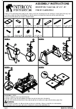 Intercon BT-TA-4290-WHS-C Assembly Instructions предпросмотр