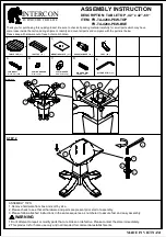 Intercon FR-TA-4260-PEW-TOP Assembly Instruction предпросмотр