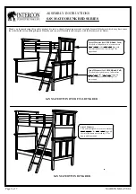 Предварительный просмотр 2 страницы Intercon SAN MATEO BUNK BED Series Assembly Instructions Manual