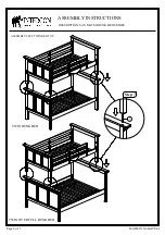 Предварительный просмотр 6 страницы Intercon SAN MATEO BUNK BED Series Assembly Instructions Manual