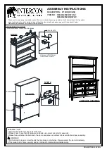 Предварительный просмотр 2 страницы Intercon SM-BR-4352BK-TUS-C Assembly Instructions