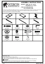 Предварительный просмотр 1 страницы Intercon SU-TA-40104-BCL-TOP Assembly Instructions Manual