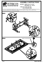 Предварительный просмотр 2 страницы Intercon SU-TA-40104-BCL-TOP Assembly Instructions Manual