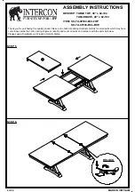 Предварительный просмотр 4 страницы Intercon SU-TA-40104-BCL-TOP Assembly Instructions Manual