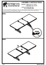 Предварительный просмотр 5 страницы Intercon SU-TA-40104-BCL-TOP Assembly Instructions Manual