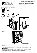 Предварительный просмотр 2 страницы Intercon UR-CA-4452-BWH-C Assembly Instruction