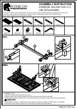 Предварительный просмотр 1 страницы Intercon UR-TA-42100-BWH-C Assembly Instruction