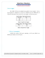 Preview for 28 page of Interface Masters TAHOE 8824 User Manual