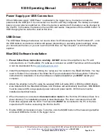 Preview for 22 page of Interface BlueDAQ 9330 Operating Manual