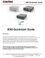 Предварительный просмотр 1 страницы Interface BlueDAQ BX8 Quick Start Manual