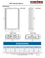 Preview for 5 page of Interface BSC4 Operating Manual