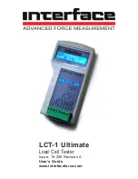 Предварительный просмотр 1 страницы Interface LCT-1 Ultimate User Manual