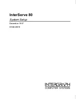 Intergraph InterServe 80 SL System Setup preview