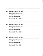 Preview for 105 page of Intergraph InterServe 80 SL System Setup