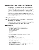 Preview for 3 page of Intergraph MegaRAID Controller Installation Manual