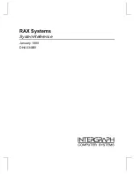 Intergraph RAX Systems System Reference Manual preview