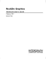 Intergraph RealiZm Graphics V25 Hardware User'S Manual предпросмотр