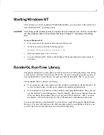 Preview for 15 page of Intergraph RealiZm Graphics V25 Hardware User'S Manual