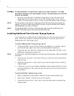 Preview for 10 page of Intergraph Salient Fibre Channel Assembly Instruction Manual