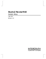 Intergraph StudioZ RenderRAX System Setup preview