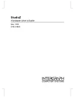 Intergraph StudioZ User Manual preview