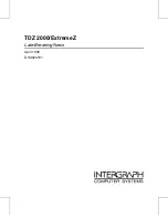 Intergraph TDZ 2000/ExtremeZ Manual preview