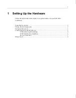 Preview for 13 page of Intergraph TDZ 2000 System Setup