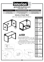 Preview for 1 page of interion 695931MH Assembly Instructions