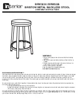 Preview for 1 page of Interior Solutions BRW3230 Assembly Instructions