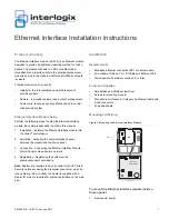 Preview for 1 page of Interlogix 60-938 Installation Instructions Manual