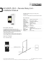 Preview for 1 page of Interlogix ACL800FL-RU2 Installation Manual