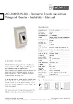 Interlogix ACL800SUW-BC Installation Manual предпросмотр
