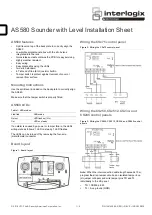Preview for 1 page of Interlogix AS580 Installation Sheet