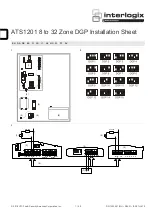 Interlogix ATS1201 8 Installation Sheet предпросмотр