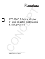 Preview for 1 page of Interlogix ATS1745 Installation And Setup Manual