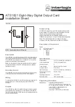 Interlogix ATS1821 Installation Sheet preview