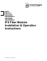 Preview for 1 page of Interlogix D8020 Installation & Operation Instructions