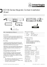 Interlogix DC105 Series Installation Sheet preview