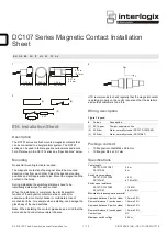 Preview for 1 page of Interlogix DC107 Series Installation Sheet