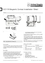 Preview for 1 page of Interlogix DC115 Installation Sheet