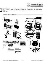 Предварительный просмотр 1 страницы Interlogix EV660 Series Installation Sheet