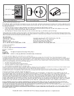 Preview for 2 page of Interlogix Firefighter SLX-AD-T3 Installation Manual And User'S Manual