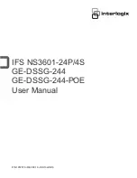 Preview for 1 page of Interlogix GE-DSSG-244 User Manual