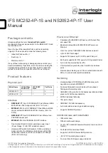 Preview for 1 page of Interlogix IFS MC252-4P-1S User Manual